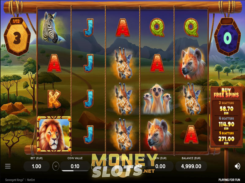 Serengeti kings slot review